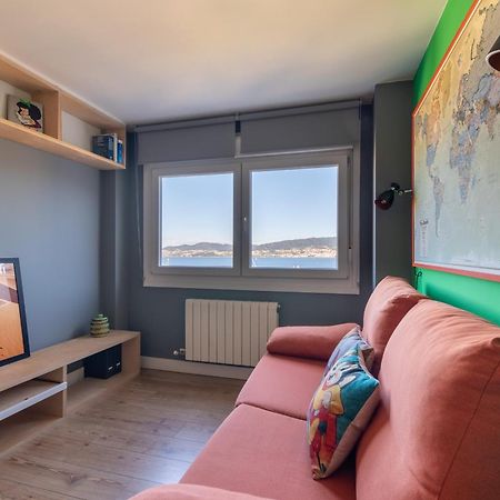 Apartamento Vistas Ria Con Parking Vigo Ngoại thất bức ảnh