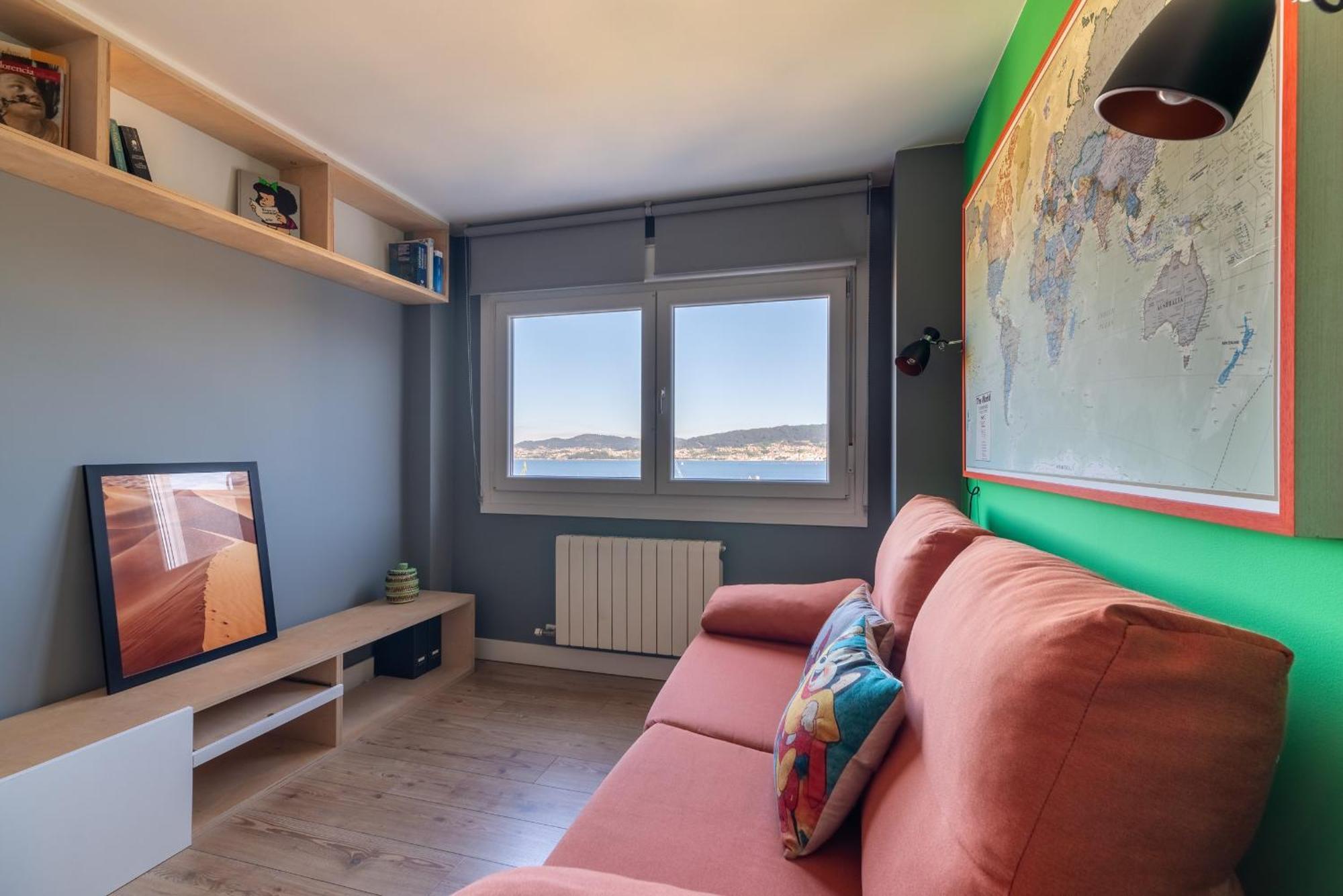 Apartamento Vistas Ria Con Parking Vigo Ngoại thất bức ảnh